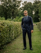 Regular Fit Skjorta Flanell Bomull Cashmere Ljusblå 39