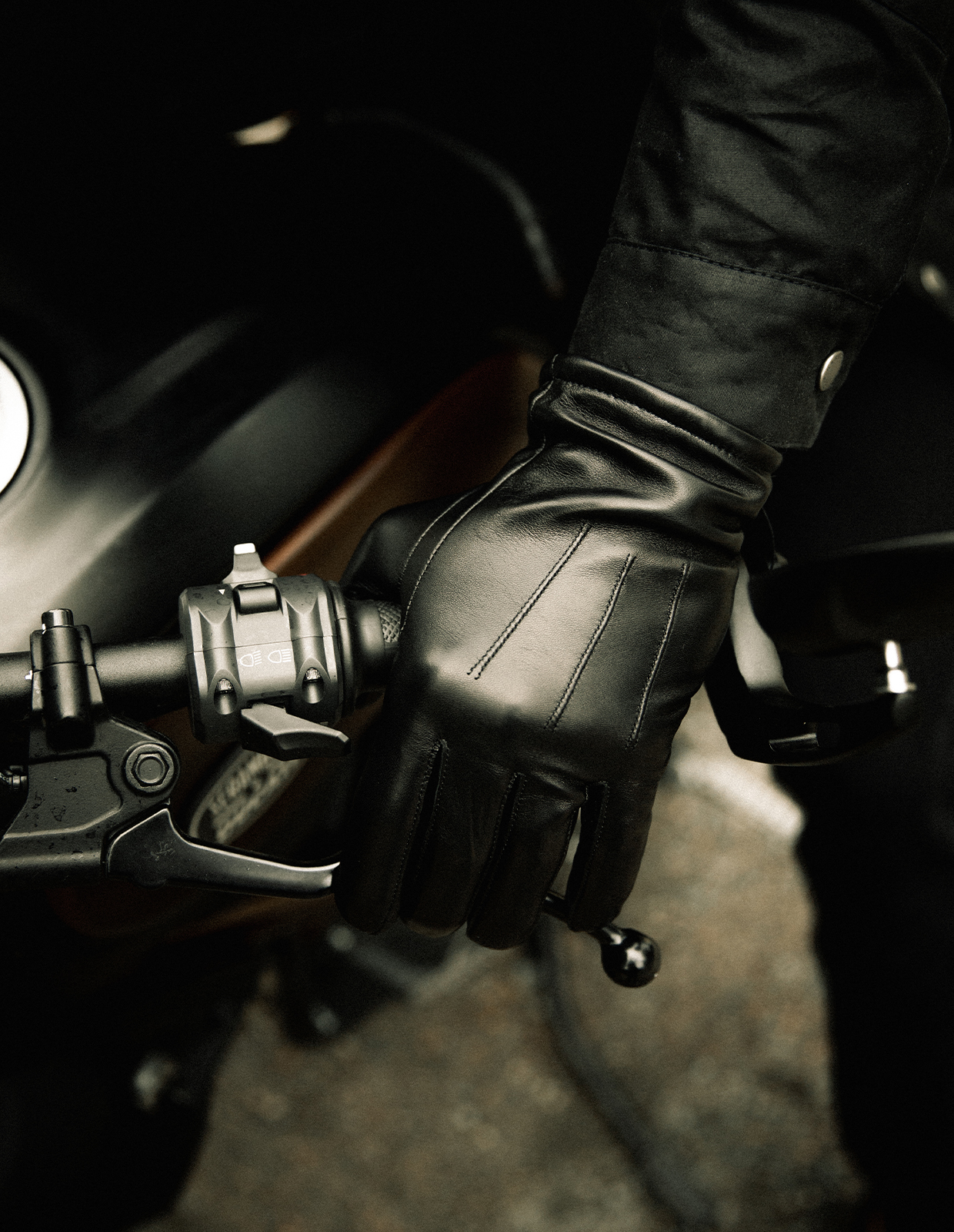 Classic Lambskin Gloves Black Stl 10.5