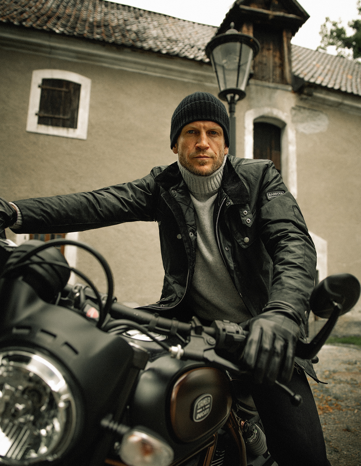 Duke Wax Jacket Svart M