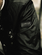 Duke Wax Jacket Svart