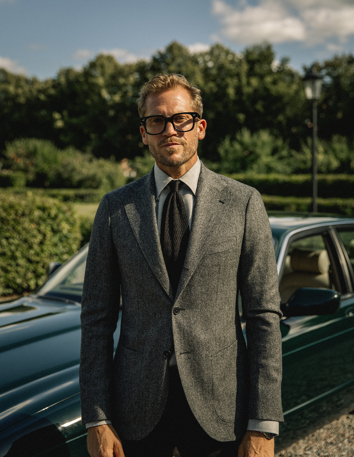 Regular Fit Skjorta Flanell Bomull Cashmere Ljusgrå Stl 39