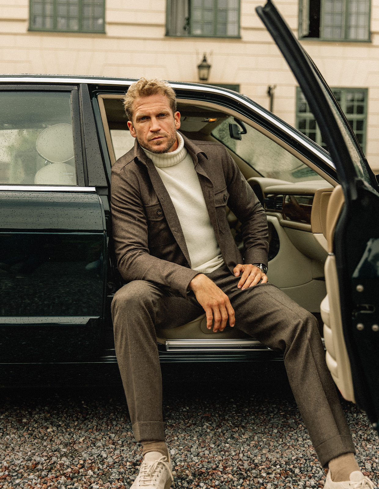 Polotröja Ull/Cashmere Benvit