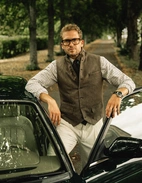 Dandy Tweed Väst Mörkbrun