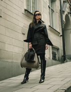 Sivan Kjol Ull/Cashmere Svart