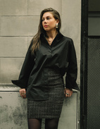 Sivan Kjol Ull/Cashmere Svart