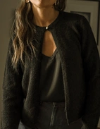 Shin Top Siden Svart