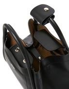 Marine S Väska Läder Svart One Size