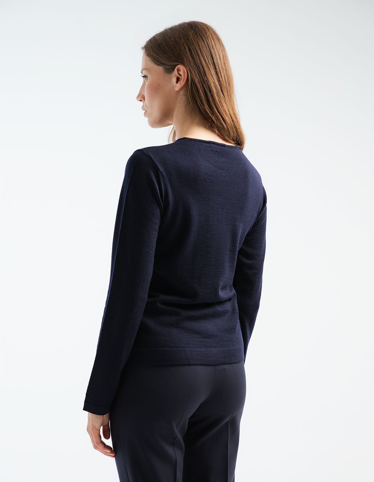 Cardigan Merinoull Navy