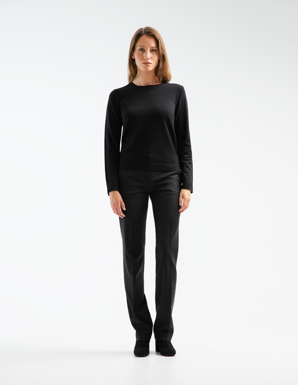 Tröja Merinoull Svart XL