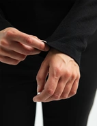 V-ringad Tröja Merinoull Svart S