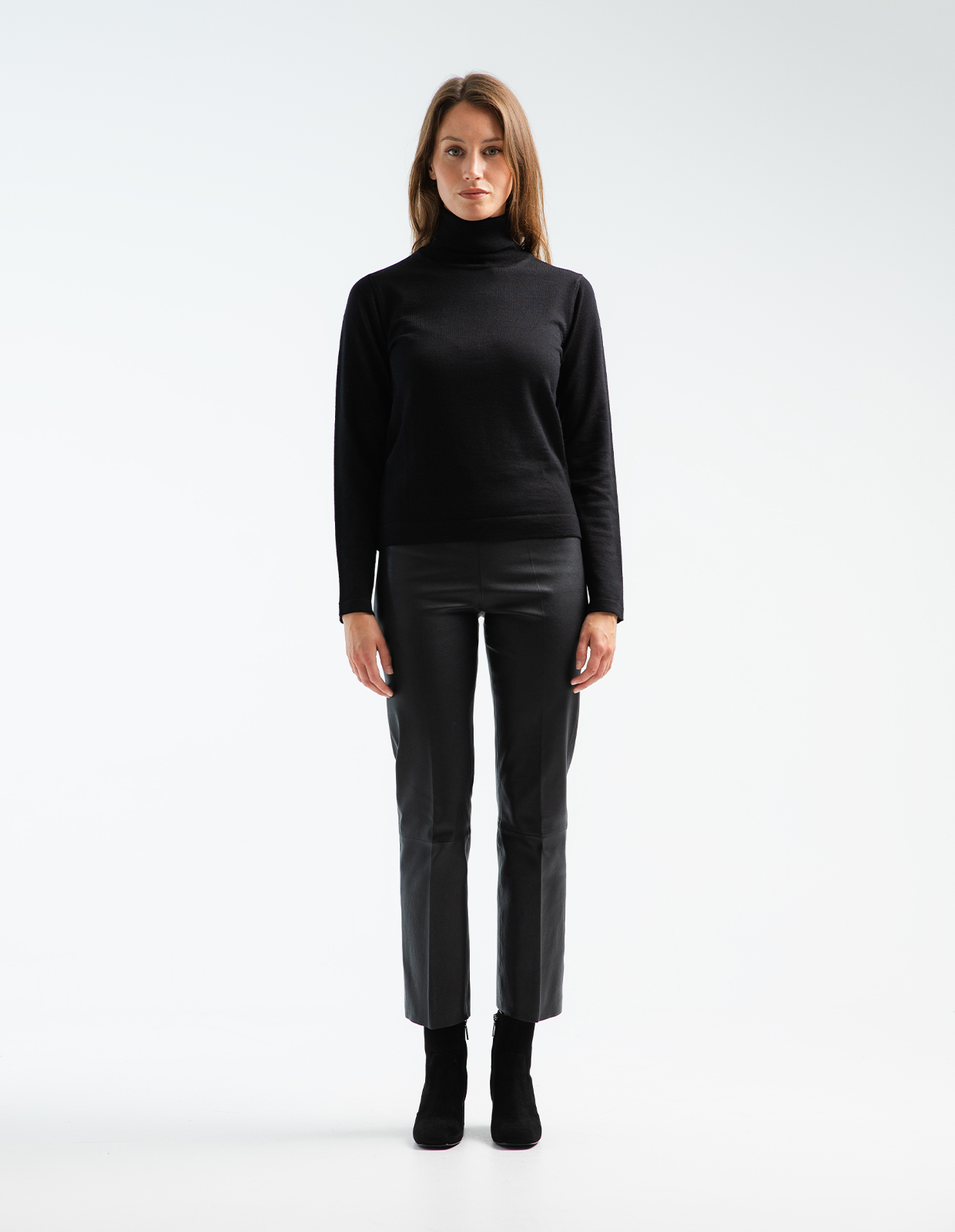 Polotröja Merinoull Svart XS