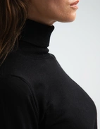 Polotröja Merinoull Svart XS