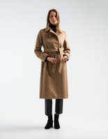 Collage Kappa Ull Mörkbeige