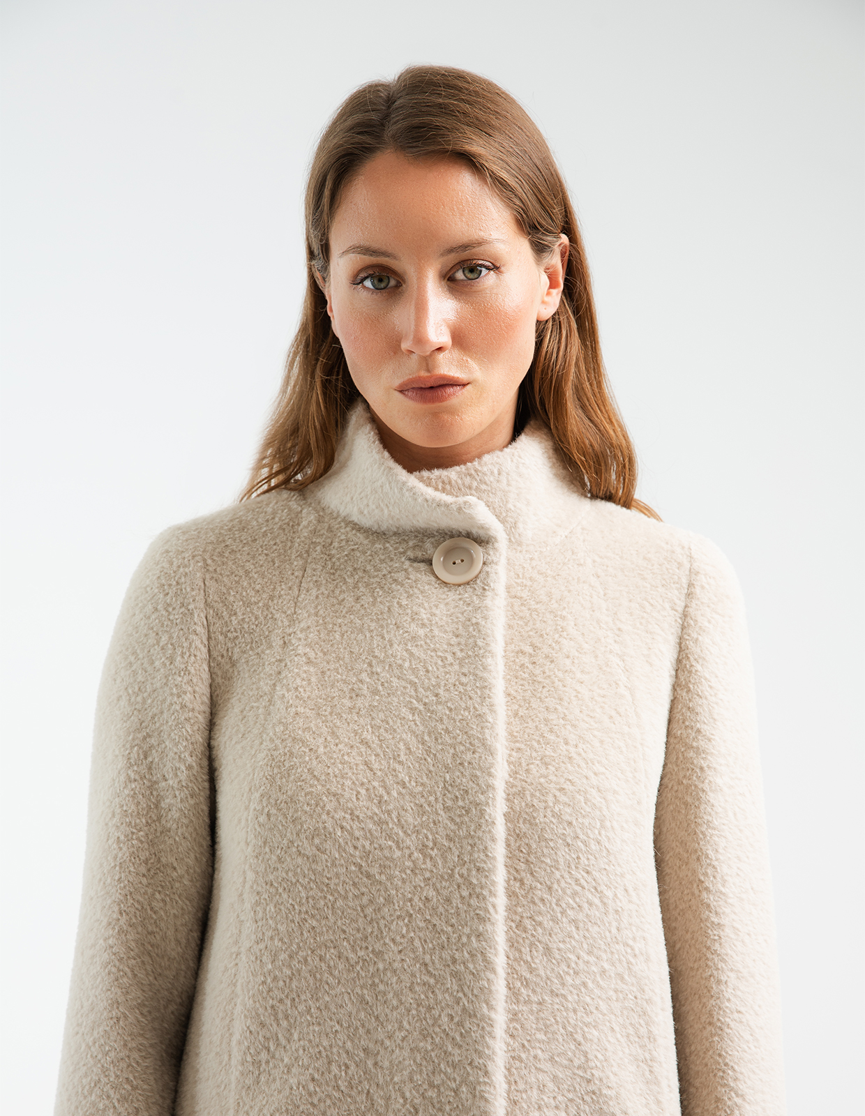 Alpacka A-Linje Kappa Sandbeige 48