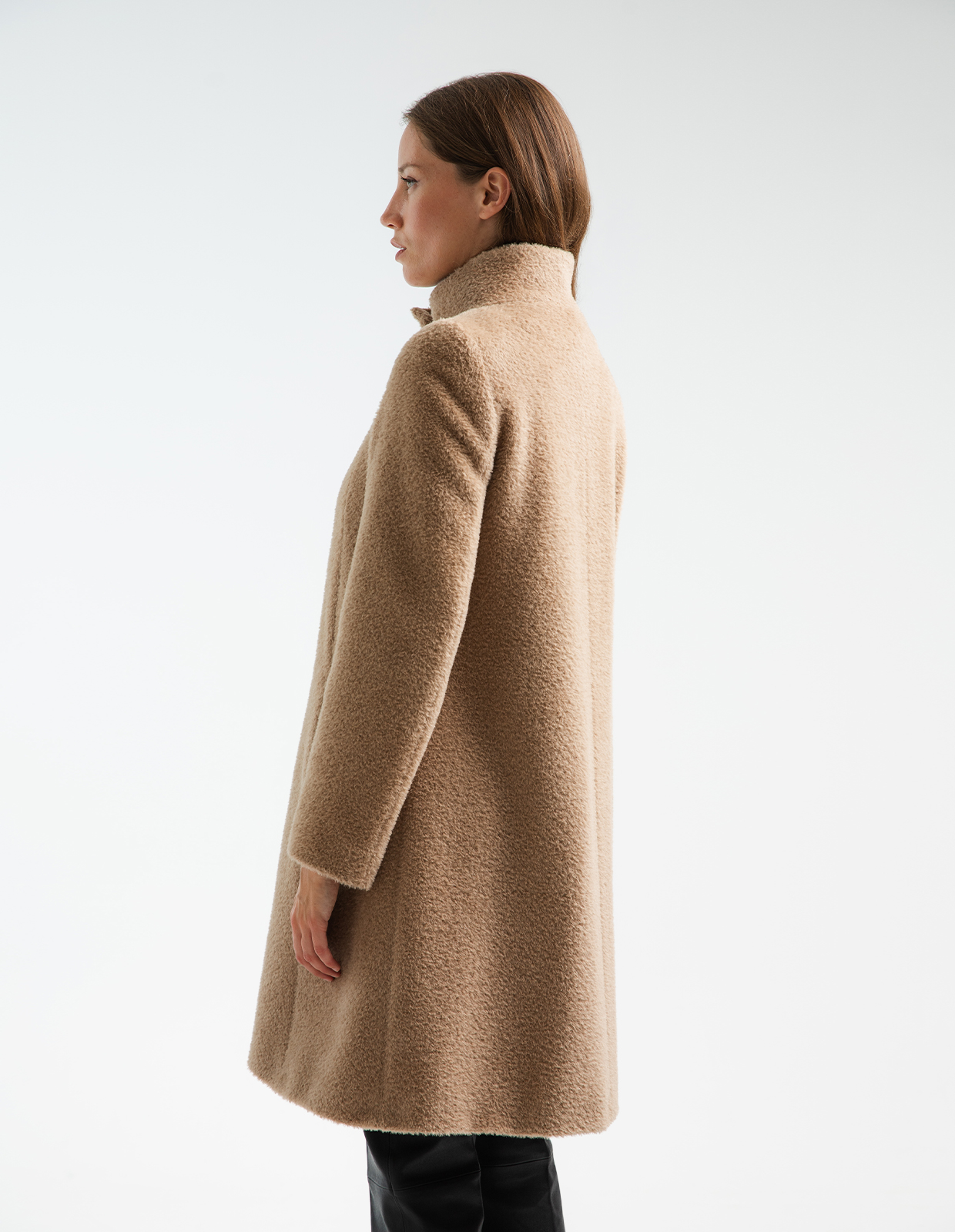 Alpacka A-Linje Kappa Ljusbeige