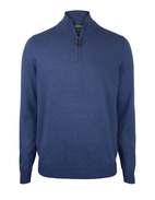 Selhurst Half Zip Bomull/Cashmere Blå 48