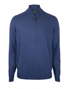 Selhurst Half Zip Bomull/Cashmere Blå 58