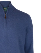 Selhurst Half Zip Bomull/Cashmere Blå 58