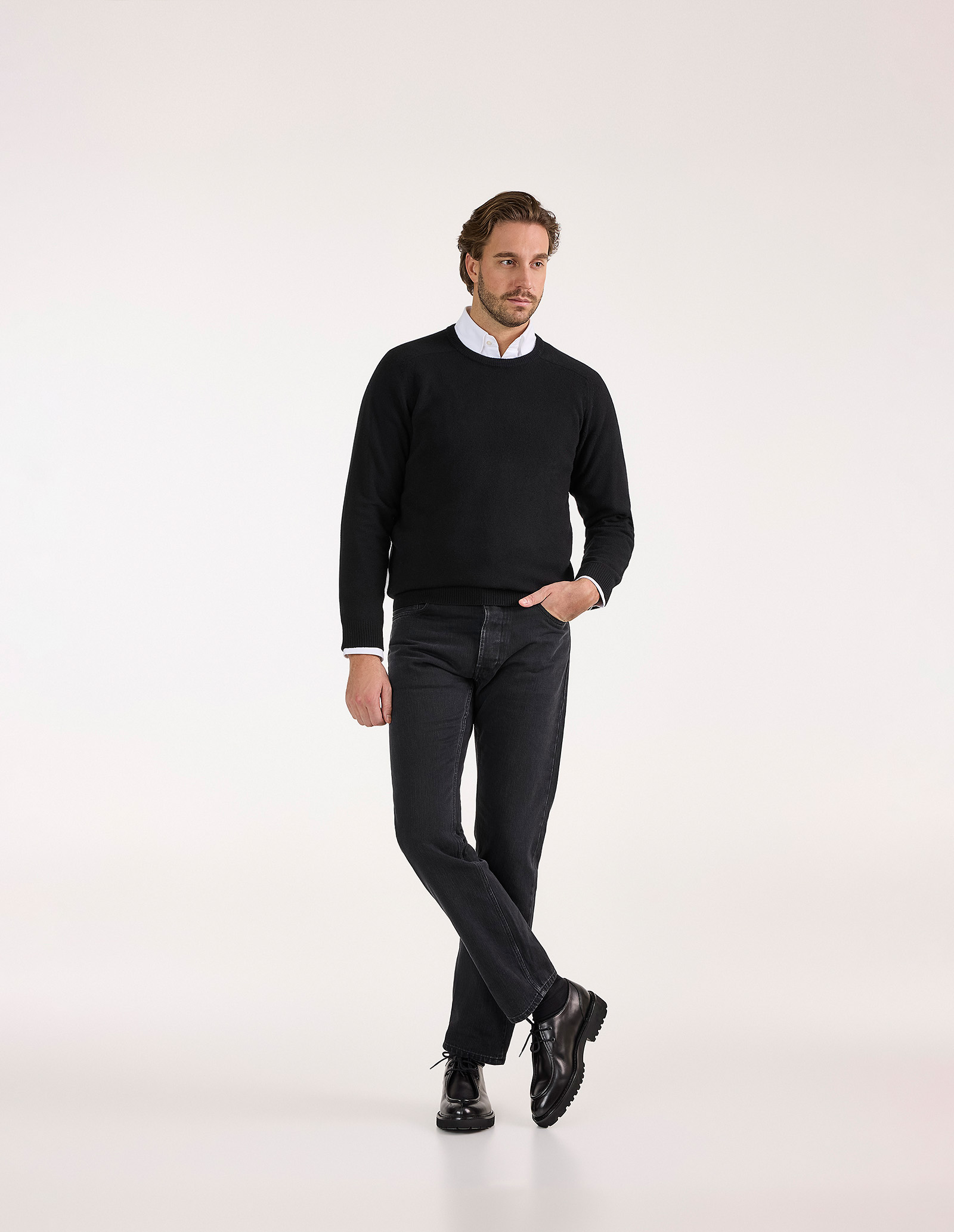 Lenzie Tröja Lammull Svart