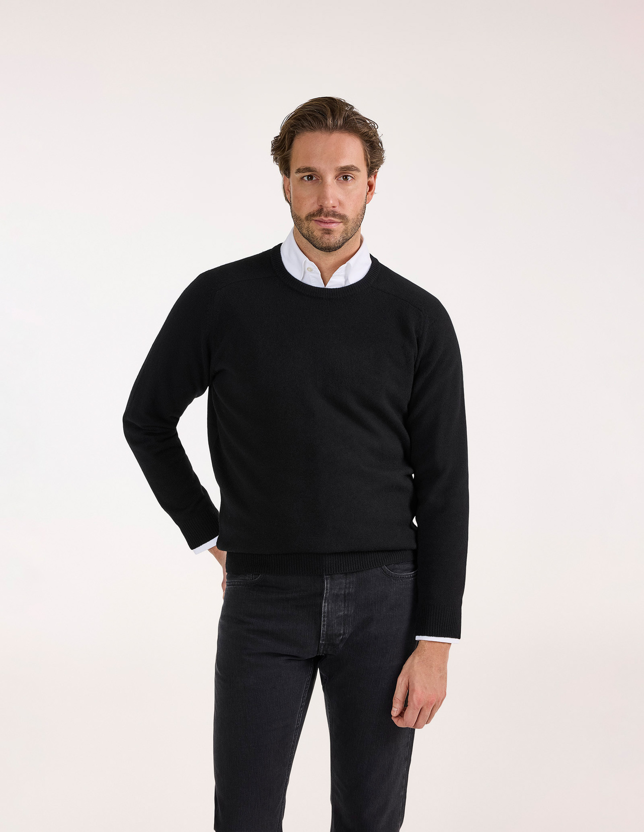 Lenzie Tröja Lammull Svart 58