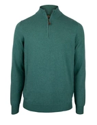 Selhurst Half Zip Bomull/Cashmere Grön 48