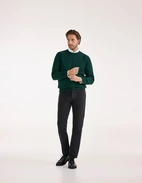 Lenzie Tröja Lammull Mörkgrön 50