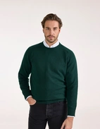 Lenzie Tröja Lammull Mörkgrön 50