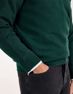 Lenzie Tröja Lammull Mörkgrön 50