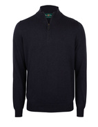 Selhurst Half Zip Bomull/Cashmere Navy Stl 56