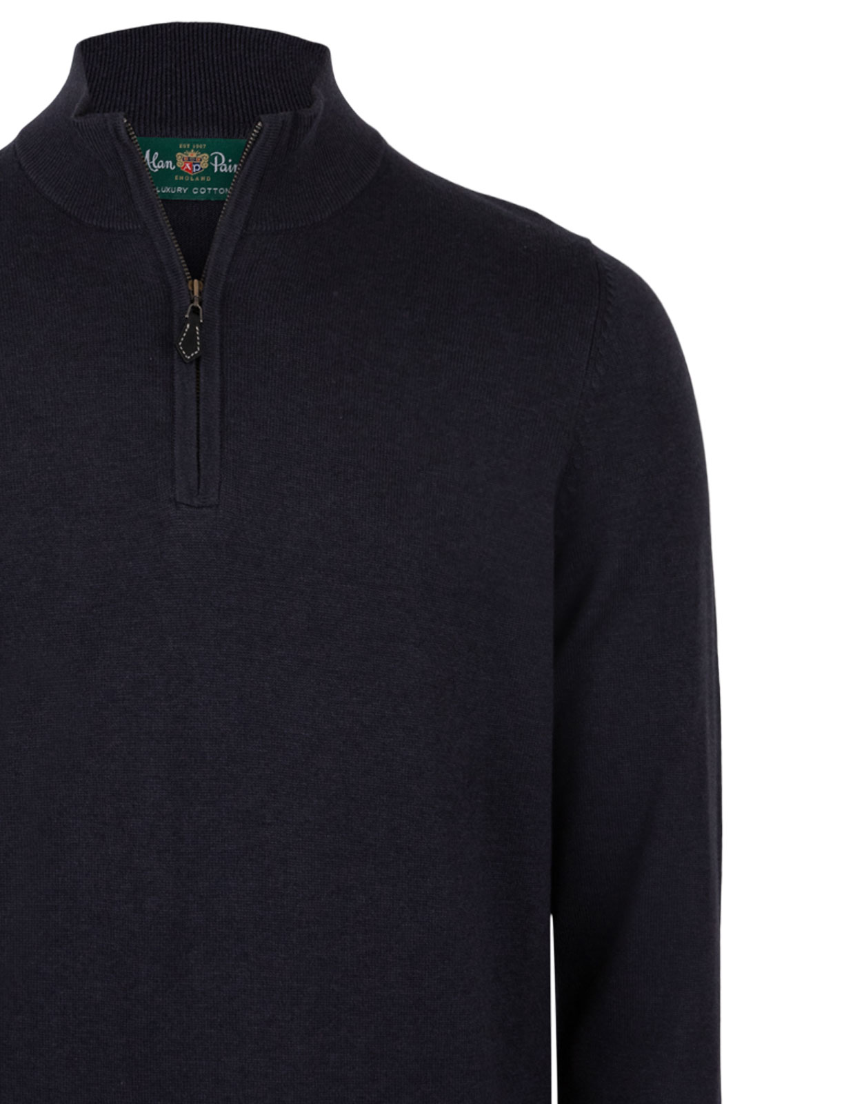 Selhurst Half Zip Bomull/Cashmere Navy Stl 56