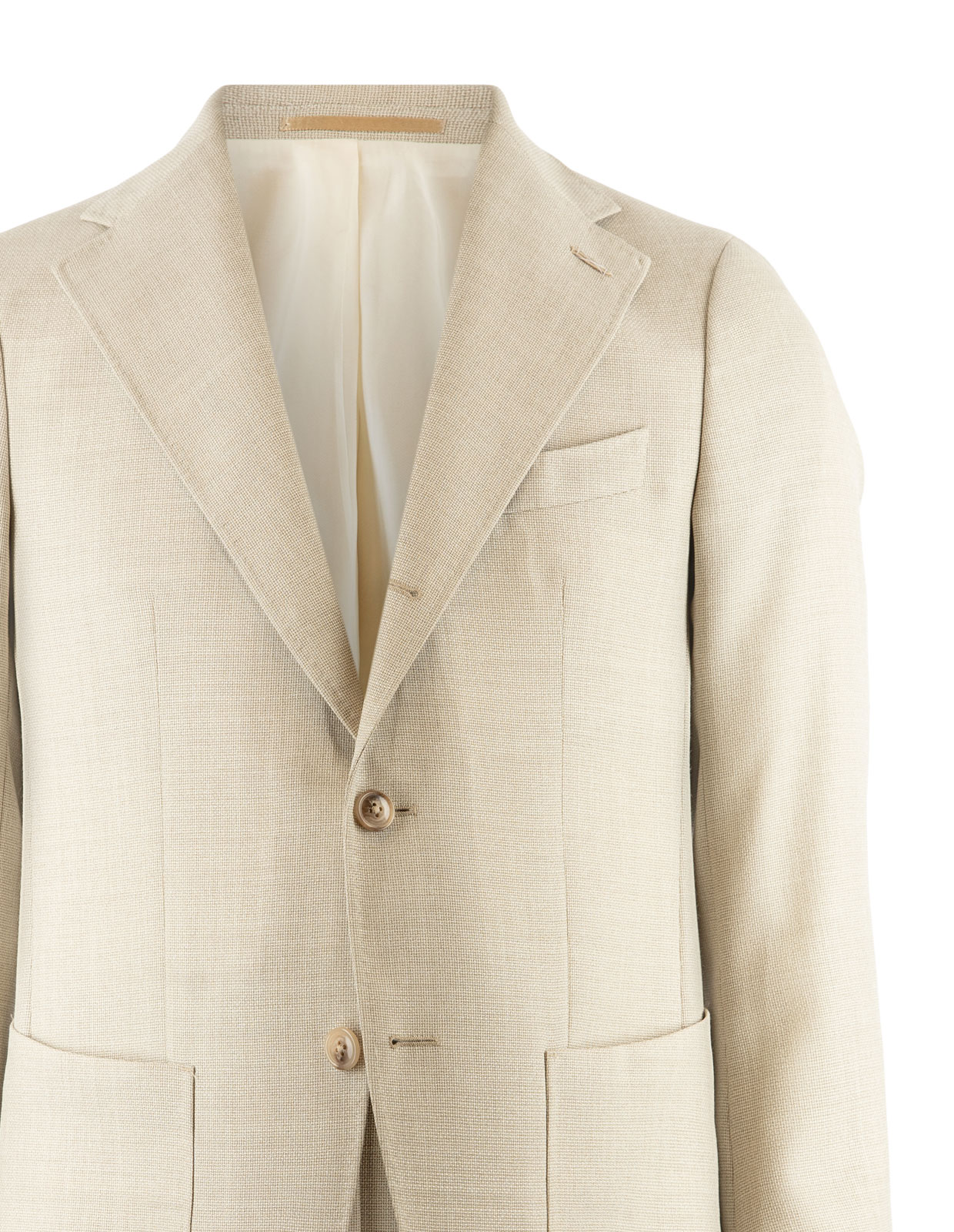 Firenze Kavaj Hopsack Ull Sandbeige 48