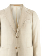 Firenze Kavaj Hopsack Ull Sandbeige 48