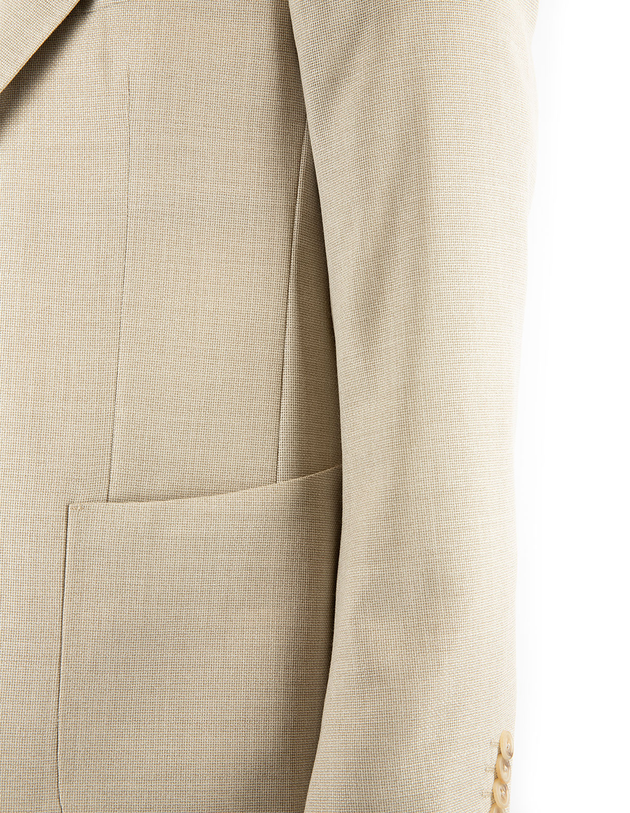 Firenze Kavaj Hopsack Ull Sandbeige 48