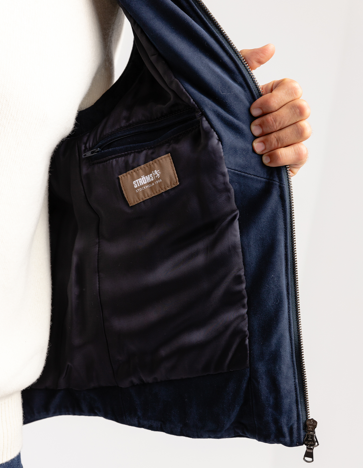Väst Mocka Navy 56
