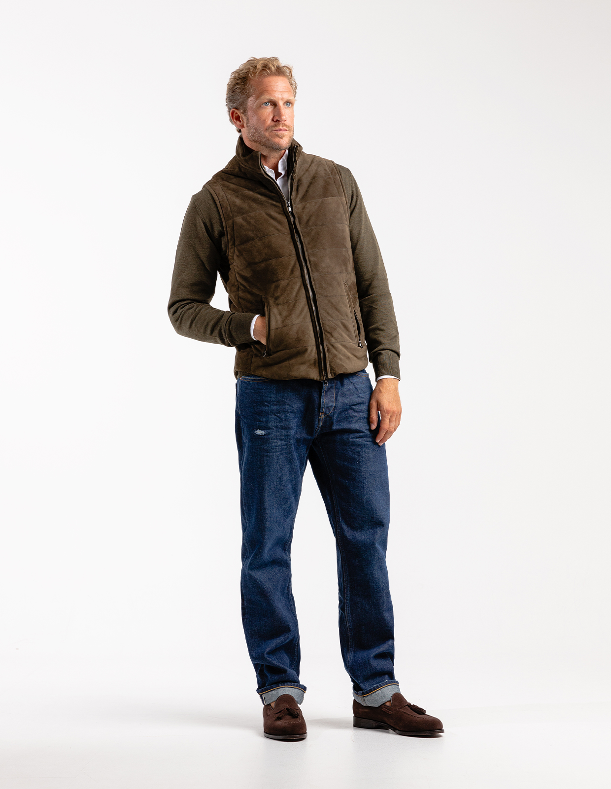 Väst Mocka Grön 54