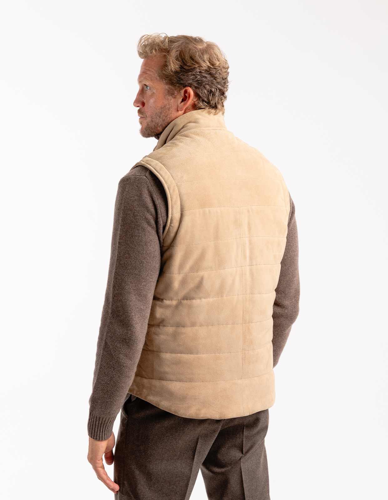 Väst Mocka Beige