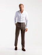 Davide Byxa Flanell Nougat