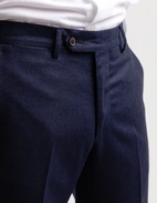 Davide Byxa Flanell Navy