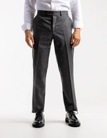 Davide Byxa Flanell Mörkgrå