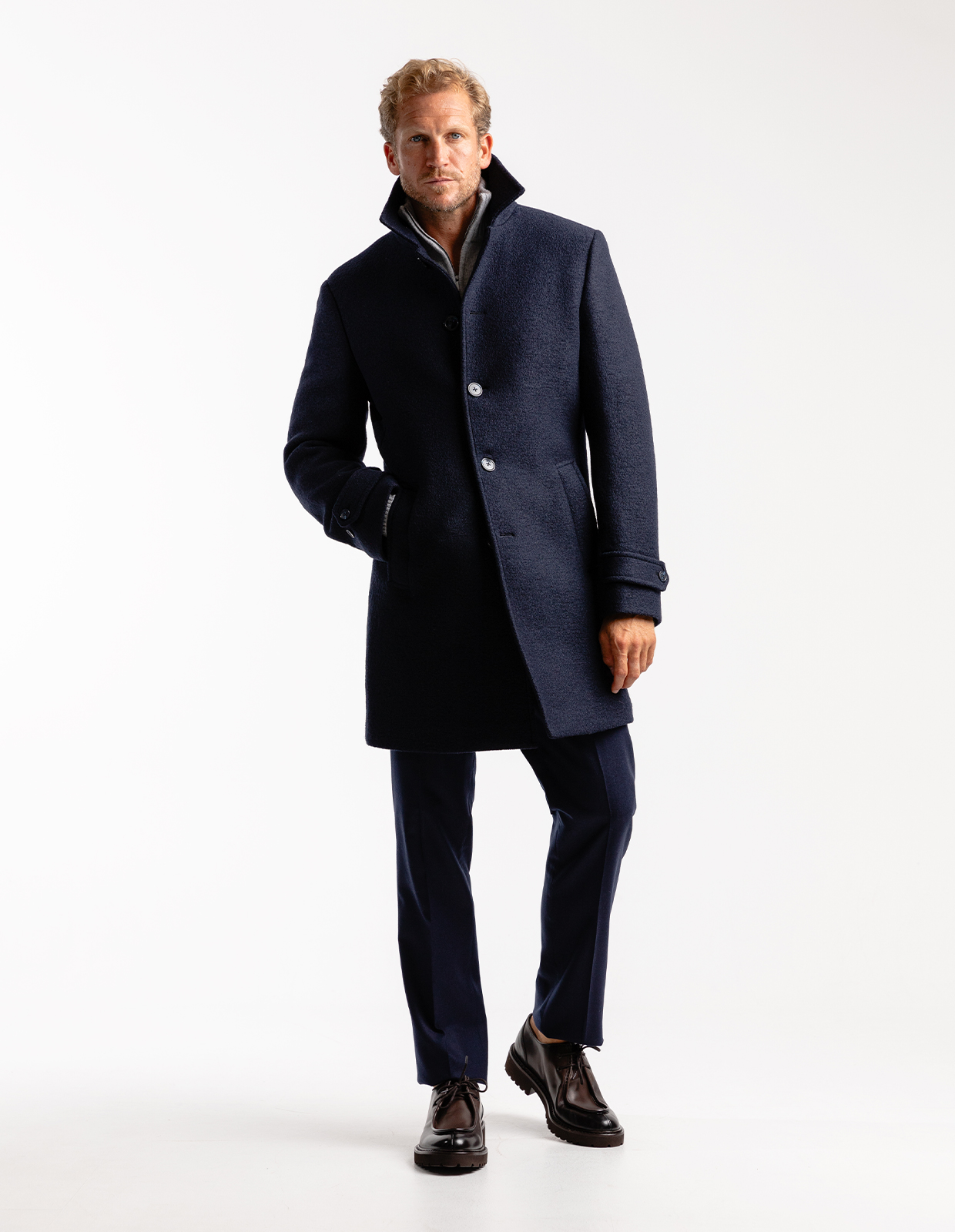 Firenze Carcoat Ull Marinblå