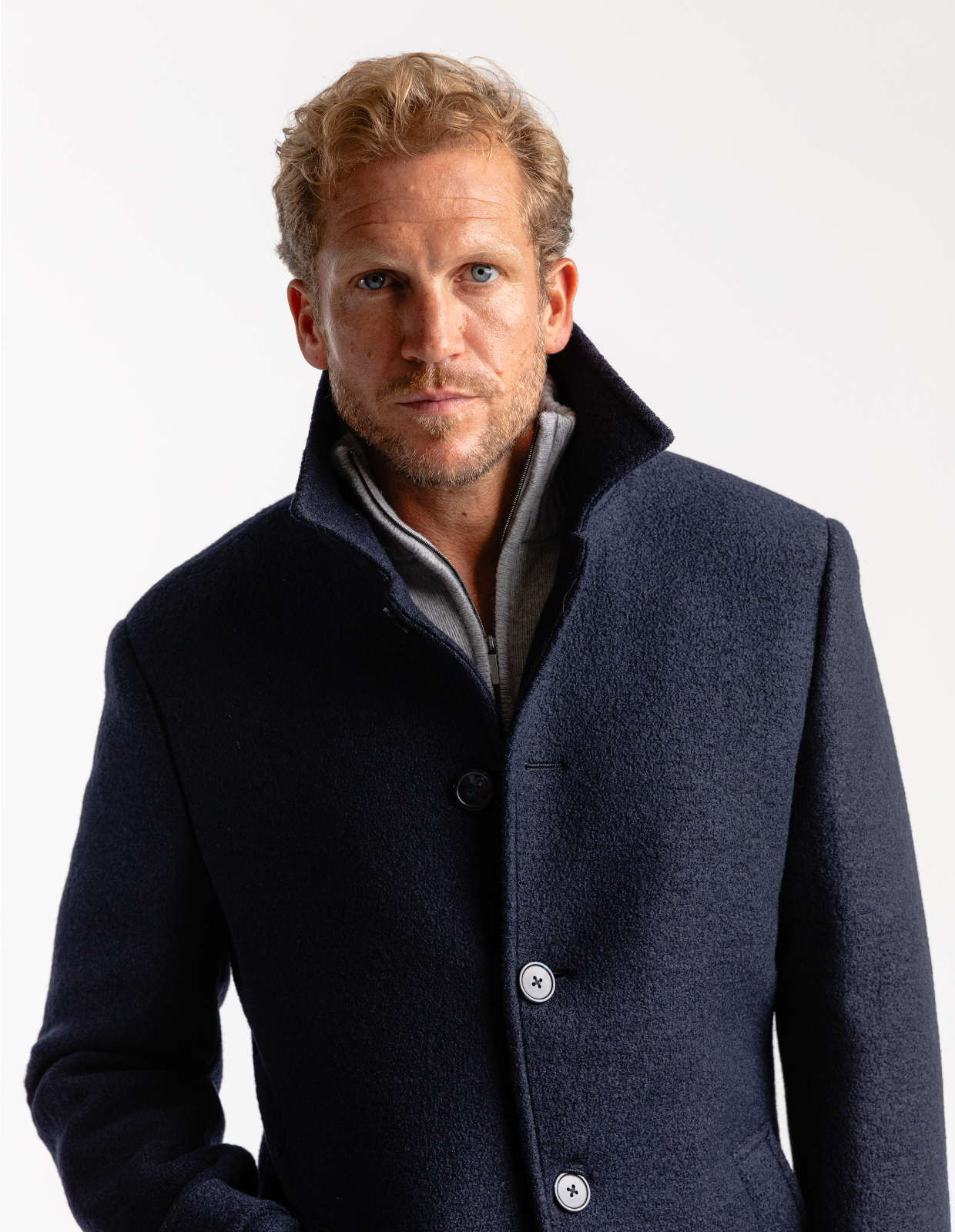 Firenze Carcoat Ull Marinblå