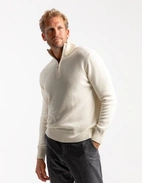 Zip-tröja Ull/Cashmere Benvit