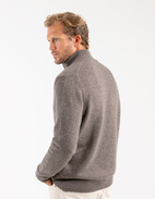 Chunky Cardigan Cashmere Mörkbeige L