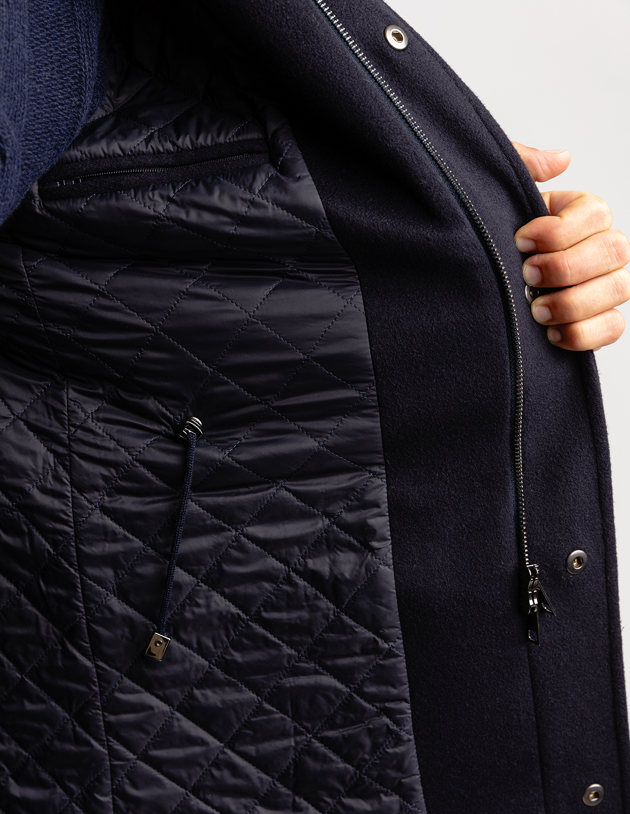 Field Jacket Ull/Cashmere Navy