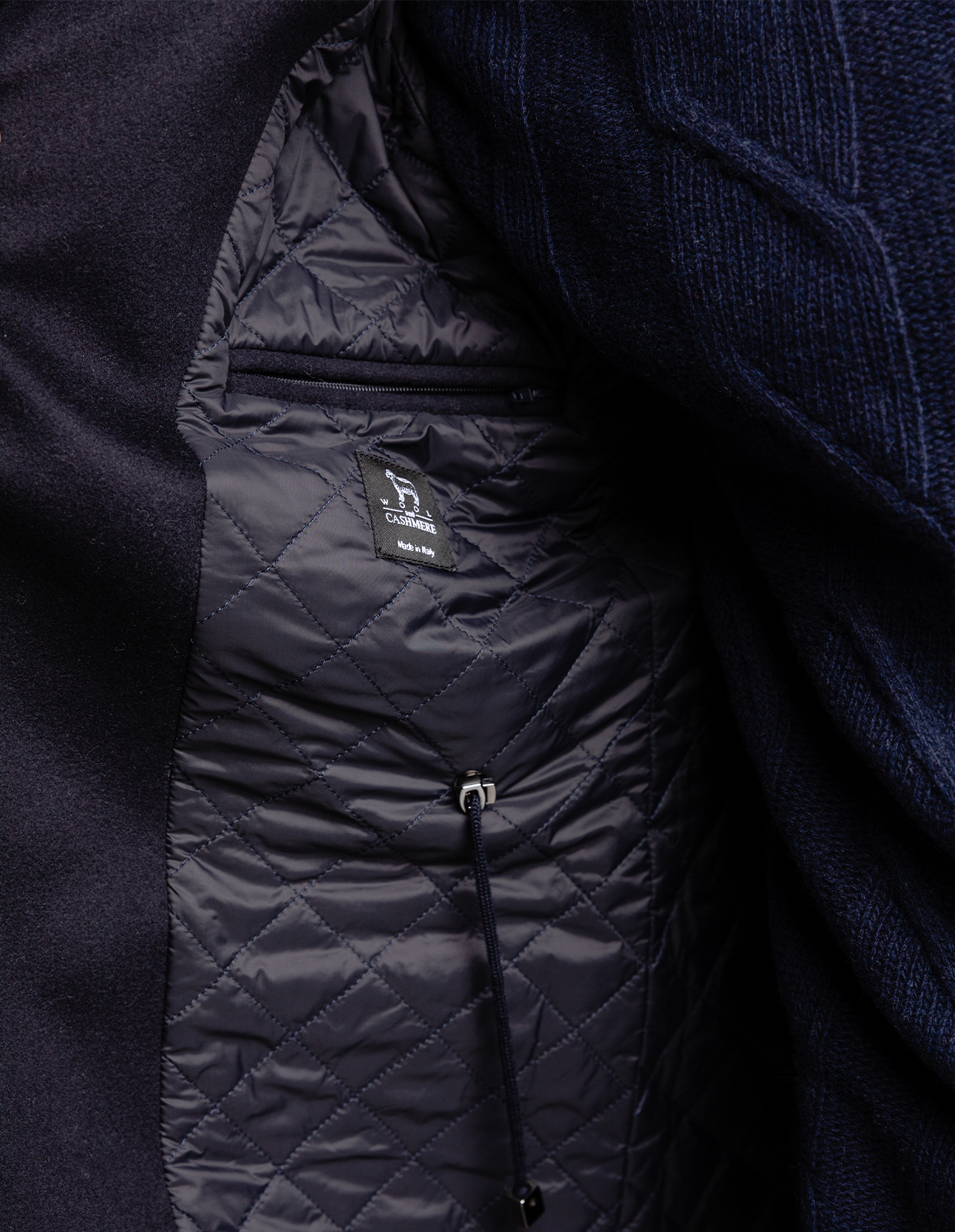 Field Jacket Ull/Cashmere Navy