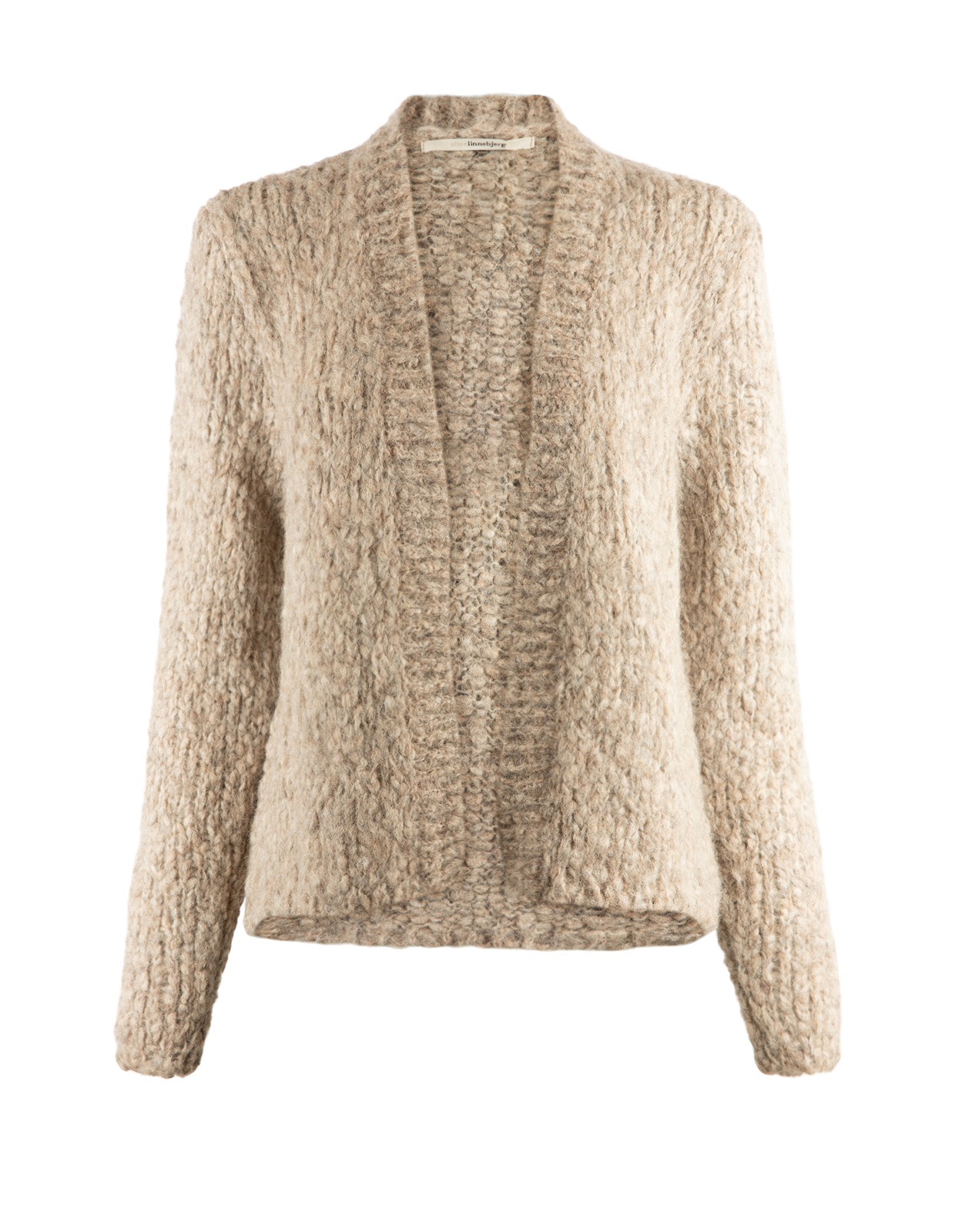 Bari V-Cardigan Ljusbeige