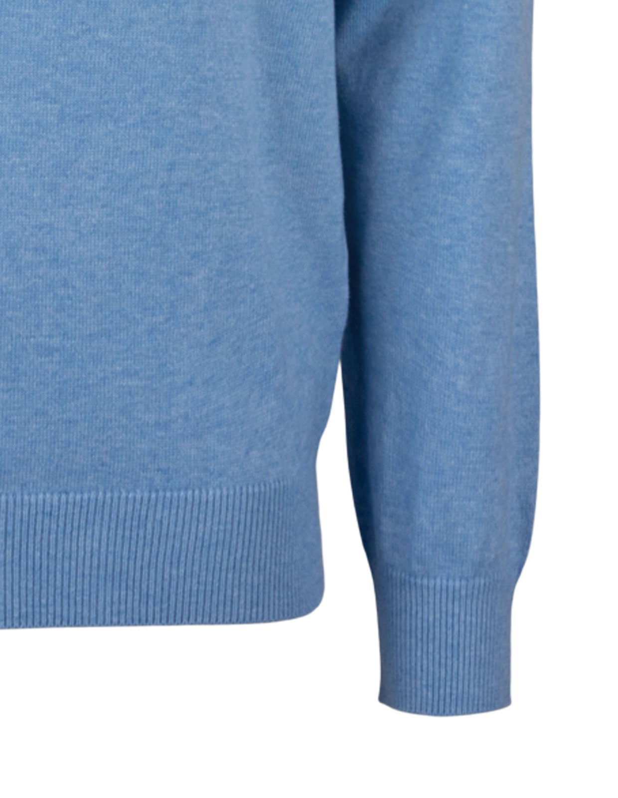 Rothwell Vee Neck Cotton Cashmere Carolina Blue Stl 52