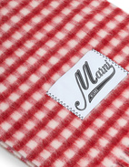 Halsduk Ull Röd/Rosarutig One Size