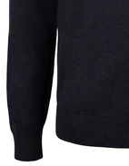 Rothwell Tröja V-ringad Bomull Cashmere Mörkblå 58