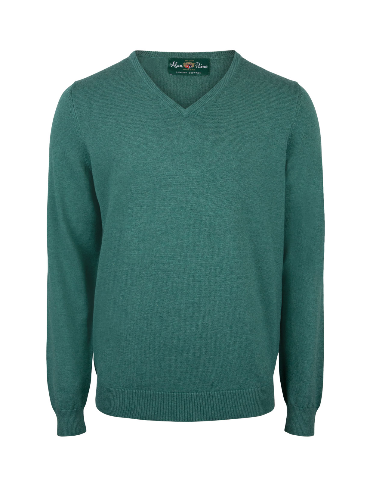 Rothwell Tröja V-ringad Bomull Cashmere